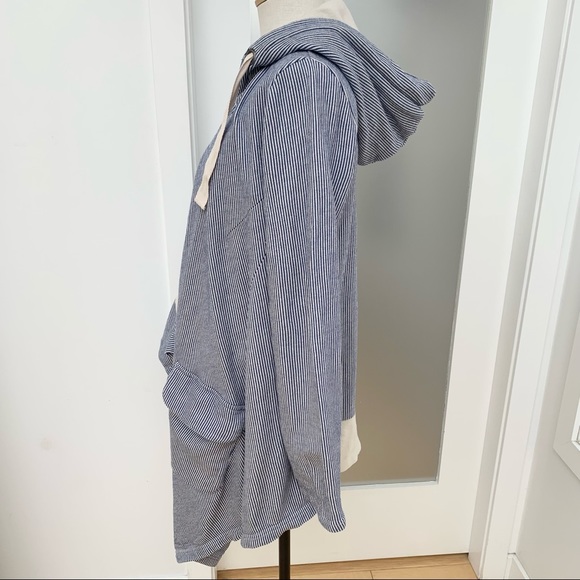 Y2K Harajuko Lovers rare long draped cardigan with hood - Picture 4 of 6